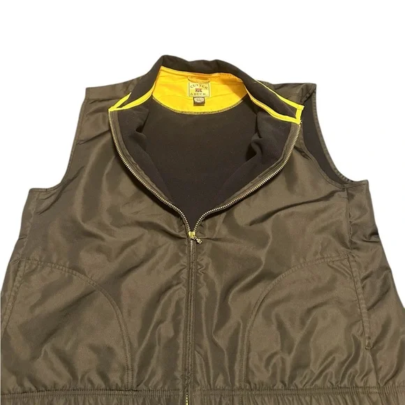 Cutter & Buck Black Golf Windbreaker Vest with Full-Length Zipper - Picture 3 of 9